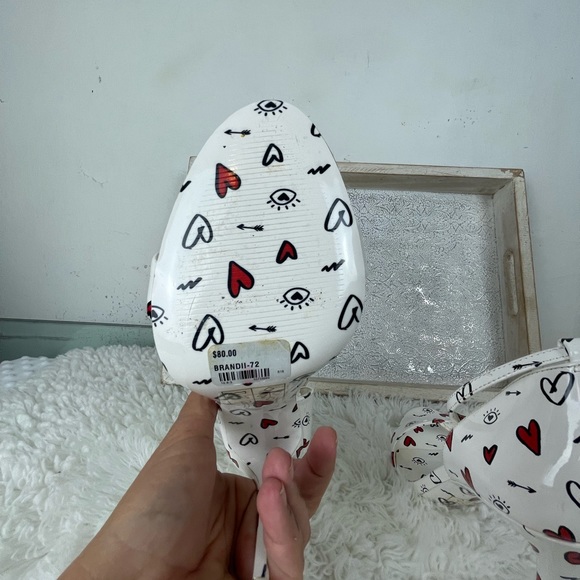 Aldo Brandii Valentines Milk Kiss Limited Edition Stiletto Heels EUC Size 8.5 - Picture 6 of 9